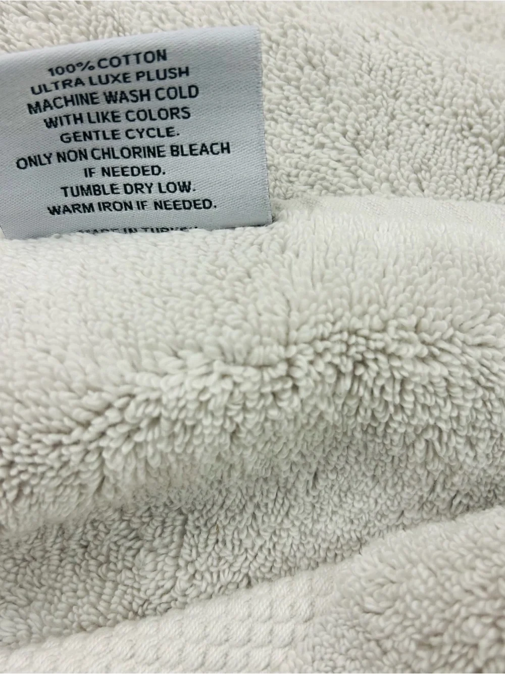 QUINCE Turkish Ultra Plush Bath Towel Bundle Silver 4212